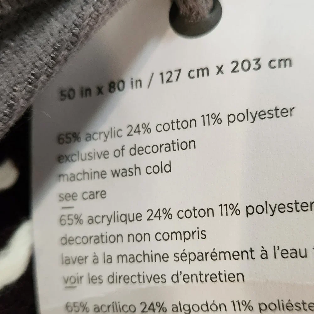West Elm Throw Blanket